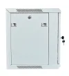 XtendLan 12U 600x450 porta in vetro spiegata monoblocco a parete grigio thumbnail (5 of 7)