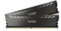 Lexar THOR DDR4 32GB (sarja 2x16GB) UDIMM 3200MHz CL16 XMP 2.0 - Jäähdytyselementti musta (1 of 6)