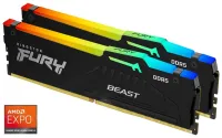 KINGSTON FURY Beast Black RGB EXPO 64GB DDR5 6000MHz CL36 DIMM Kit 2x 32GB (1 of 4)