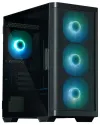 Zalman cabinet M4 Black miniT 4x 120mm ARBG вентилатор 2xUSB 3.0 1xUSB 2.0 закалено стъкло черно thumbnail (1 of 4)