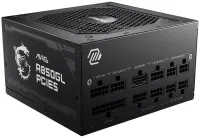 MSI източник MAG A850GL PCIE5 850W ATX3.0 акт. PFC общо 7 години. гаранция 120 мм вентилатор модулно окабеляване 80PLUS Gold (1 of 4)