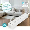 NEDIS Wi-Fi viedais pagarinājuma kabelis 3x E tipa ligzda 16A 2x USB-A 2x USB-C 2m Android iOS White thumbnail (4 of 6)