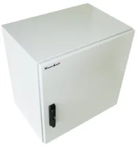 XtendLan Centralita de exterior para 19" 12U fondo 420mm IP55 cerradura de 3 puntos gris (1 of 2)