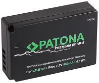 PATONA batería para fotografía Canon LP-E12 850mAh Li-Ion PREMIUM (1 of 2)