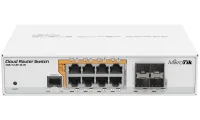 MikroTik Cloud Router Switch CRS112-8P-4S-IN 128MB RAM 8xGbit PoE LAN 4xSFP inkl. L5 (1 of 3)