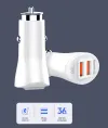 COLORWAY 2x USB car charger 36W White thumbnail (6 of 8)