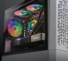 COUGAR PC-fodral MG140 Air RGB Vit Mini Tower Luftventiler Frontpanel 3 x ARGB-fläktar 4 mm TG Vänsterpanel thumbnail (11 of 17)