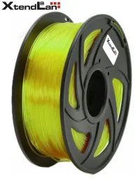 XtendLAN PETG filament 1,75mm průhledný žlutý 1kg (1 of 1)