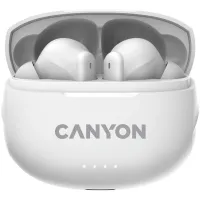 CANYON TWS-8 BT hoofdtelefoon met microfoon BT V5.3 JL 6976D4 behuizing 470mAh+40mAh tot 32u wit (1 of 5)