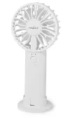 Ročni ventilator NEDIS premer 6 cm moč 09 W 2 hitrosti plastični bel