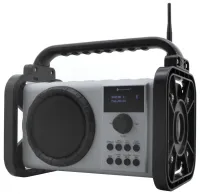 Soundmaster DAB80SG DAB+ Radio FM Trabajo Plata (1 of 2)