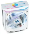 Zalman CPU охладител CNPS10X OPTIMA II 120mm RGB вентилатор heatpipe PWM височина 160mm бял