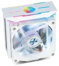Zalman CPU охладител CNPS10X OPTIMA II 120mm RGB вентилатор heatpipe PWM височина 160mm бял (1 of 4)