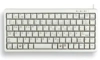 Teclado CHERRY G84-4100 luz mini com fio USB 2 0 branco layout UE (1 of 1)