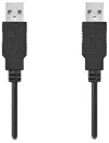 NEDIS kabel USB 2.0 stik USB-A - stik USB-A sort 3m thumbnail (2 of 2)