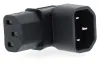 NEDIS power adapter from IEC-320-C14 to IEC-320-C13 angled 90° black thumbnail (1 of 3)