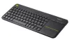 Logitech toetsenbord K400 Plus Draadloos 2,4GHz Touchpad USB-ontvanger CZ Zwart thumbnail (2 of 3)