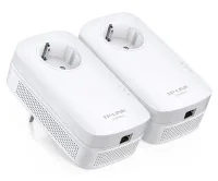 TP-Link TL-PA8010P Powerline Ethernet Starter Kit with pass-through socket (1200 Mbps) 2 pcs (1 of 3)