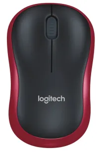 Logitech egér M185 vezeték nélküli optikai 1000 dpi USB vevő piros (1 of 3)