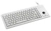 Clavier CHERRY G84-4400 avec trackball filaire USB ultraléger et petite disposition EU blanche thumbnail (2 of 2)