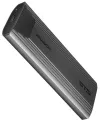 Металева коробка AXAGON для M.2 NVMe SSD EEM2-GTS USB-C 3.2 Gen 2 Кабель USB 3.2 Gen1 20 см без гвинтів