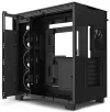 Gabinete NZXT H9 Elite duas câmaras ATX 3xRGB 120 mm 1x ventoinha de 120 mm com vidro RGB e controlador de ventoinha preto thumbnail (5 of 5)