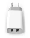 COLORWAY 2x USB mains charger 10W 100V-240V White thumbnail (4 of 8)