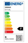 Bolgán LED IMMAX NEO SMART E14 6W RGB+CCT dath agus bán dimmable Wi-Fi TUYA thumbnail (2 of 5)