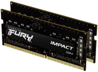 KINGSTON FURY Impact 32 ГБ DDR4 3200 МГц CL20 КОМПЛЕКТ SO-DIMM 2x 16 ГБ (1 of 2)