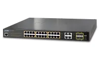 Planet GS-4210-24PL4C PoE switch L2 L4 28x 1000Base-T 4x SFP Web SNMPv3 ext 10Mb s 802.3at-440W (1 of 1)