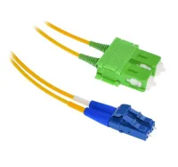 XtendLan FO Patch LC-SC APC 2m 9 125 duplexLS0H ultra-flexibel G.657.A1 Duerchmiesser 2mm kuerz Outlet (1 of 1)