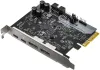 ASRock Thunderbolt 4 AIC PCI-E 3.0 Intel JHL8540 Thunderbolt 4 kontrolieris 2x Thunderbolt 4 2x DP IN thumbnail (1 of 4)