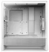 Boîtier NZXT H5 Flow édition 2x120 mm ventilateur USB 3.0 USB-C 3.1 panneau latéral transparent en maille blanc thumbnail (4 of 5)