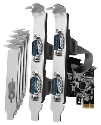 Controlador AXAGON PCIe 4x puerto serie (RS-232) PCEA-S4N 250 kbps Soporte LP (1 of 3)