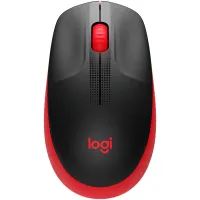 Logitech M190 Pełnowymiarowa mysz bezprzewodowa CZERWONA (1 of 1)