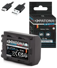 Bateria PATONA para foto Sony NP-FZ100 2400mAh Li-Ion Platinum carregamento USB-C (1 of 5)