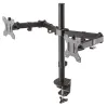 Neomounts FPMA-D550DBLACK Borddisplayholder 10-32" VESA klemme 100X100 bæreevne 2x 8kg 2 displays sort thumbnail (2 of 7)