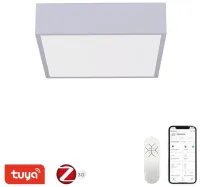 IMMAX NEO CANTO SLIM Smart taklampa 28x28x7cm 22W 1610lm vit Zigbee 3.0 TUYA (1 of 2)