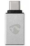 NEDIS PROFIGOLD USB-C USB 3.2 Gen 1 адаптер USB-C щепсел - USB-A гнездо алуминиева сребърна КУТИЯ thumbnail (1 of 3)