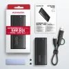 AXAGON metalinė dėžutė skirta M.2 NVMe SSD SUPERSPEED+ EEM2-SB2 USB-C 3.2 Gen 2 kabeliui 20cm thumbnail (3 of 3)