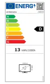 LG IPS monitorius 24BA550-B 238" 1920x1080 5ms 16:9 250cd 100Hz HDMI DP USB D-Sub Pivot garsiakalbis thumbnail (8 of 8)