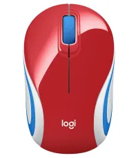 Logitech mus M187 Trådløs Optisk 1000dpi USB-modtager rød (1 of 4)