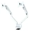 Neomounts FPMA-D750DWHITE2 Desktop display holder 10-32" VESA clamp 100X100 load capacity 2x8kg gas piston 2 displays white thumbnail (2 of 6)