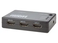 Переключатель NEDIS HDMI 3 входа HDMI 1 выход HDMI 1080p Корпус из АБС-пластика антрацитового цвета (1 of 6)