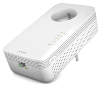 STÆRK dual-band repeater 1200P Wi-Fi standard 802.11a b g n ac 1200 Mbit med 24GHz og 5GHz 1x LAN 1x socket hvid (1 of 7)