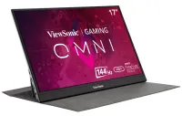 ViewSonic VX1755 OMNI - портативний мон. 172" IPS 16:9 1920x1080 4 мс 144 Гц 250 кд м2 miniHDMI 2xUSB-C вбудована підставка (1 of 13)