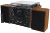 Soundmaster Elite line MCD5600BR Turntable CD 2x cassette BT DAB+ MP3 2x5W Brown-black thumbnail (1 of 3)