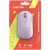 CANYON optički bežični miš MW-22 RGB 800 1200 1600 dpi 4 tipke BT+2.4GHz baterija 650mAh biserna ruža thumbnail (6 of 11)