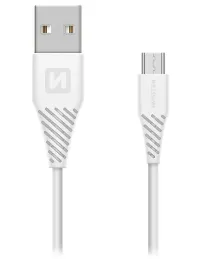 Καλώδιο δεδομένων Swissten USB Micro Usb 1,5 M Λευκό (9 Mm) (1 of 1)