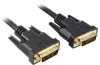 PremiumCord DVI-D ühenduskaabel dual-link DVI(24+1) MM 1m must